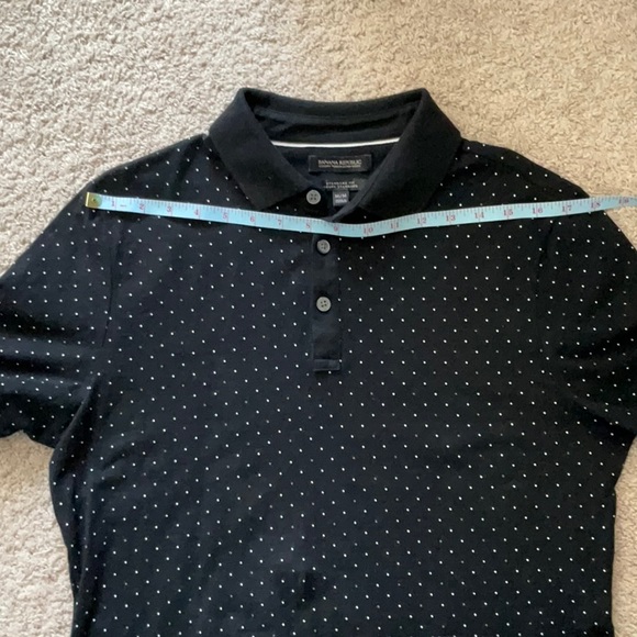 Banana Republic Polo M - black with small white polka dots - Picture 5 of 5
